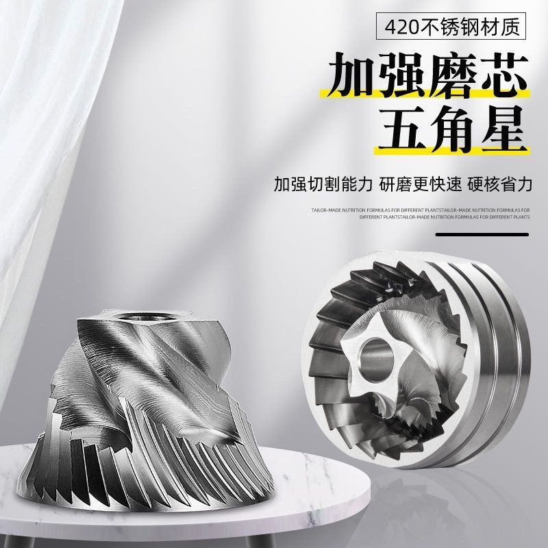 [Stainless Steel Grinding Core] SixGear Adjustable Coffee Grinder