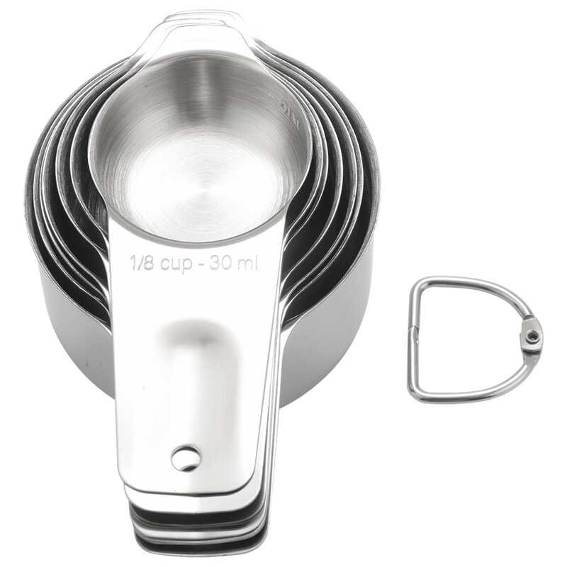 Of Luda Cups 1 8 Cup Coffee Scoop, Stainless Steel Metal Measuring Cup 