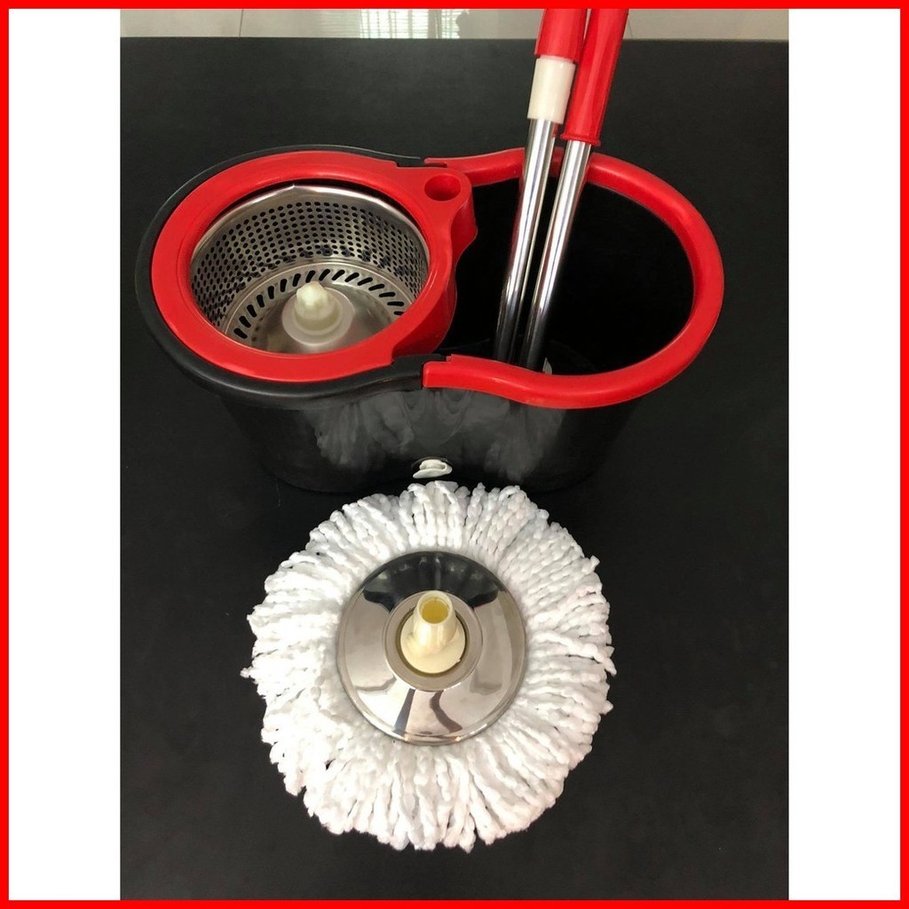 ¤ Sunton Rotary Mop 360 Tornado Spin Mop Stainless Steel wringer bucket ...