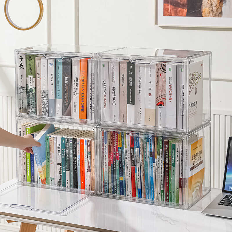 Bookcase Children Picture Book Student Stackable Transparent | Shopee ...