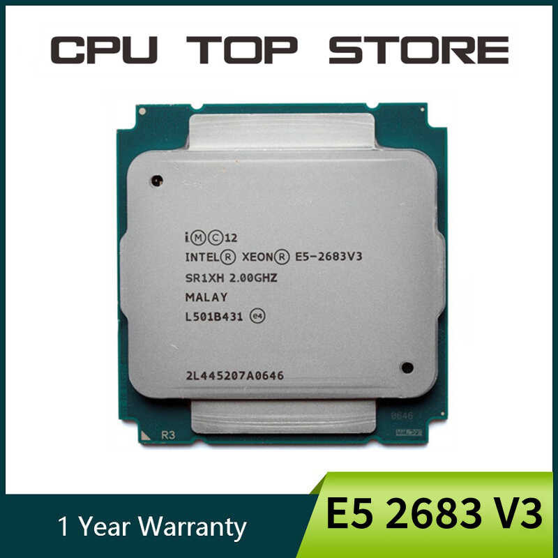 Intel Xeon E5 2683 V3 2683V3 SR1XH 2.0GHz 14-Cores 35M LGA 2011-3 ...