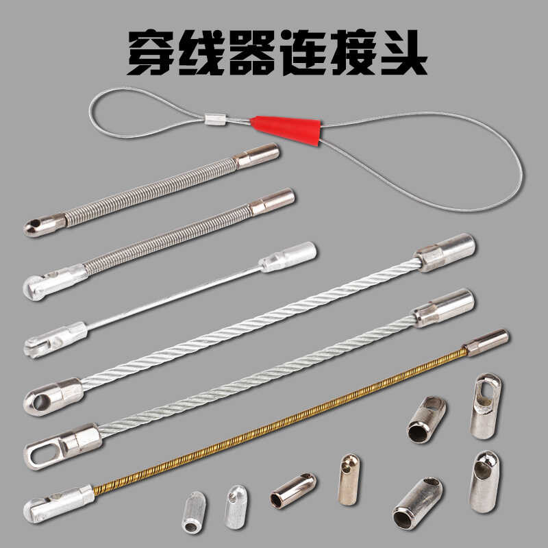 Wire connector with wheels, tube device, threading device spring bullet ...