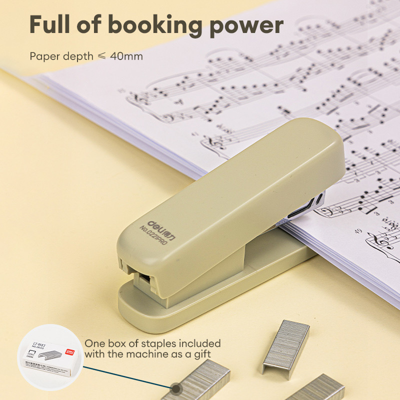 Deli Stapler Suit Mixed 1 Set School Office Equipment 0221PRO | Shopee ...