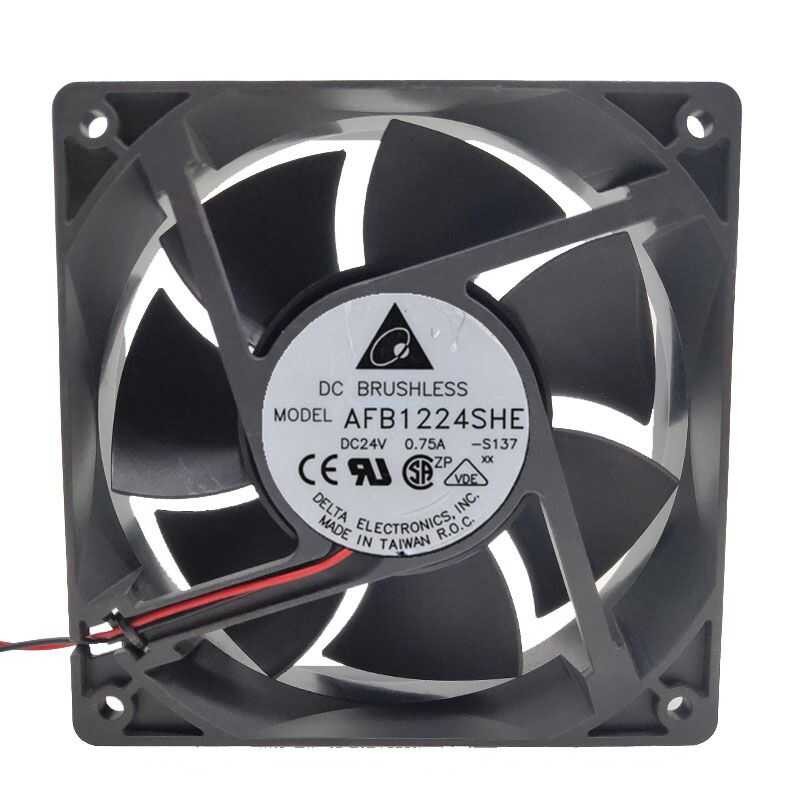 Delta Afb1224she Inverter Cooling Fan 12Cm 12038 24V 0.75A Axial Flow ...