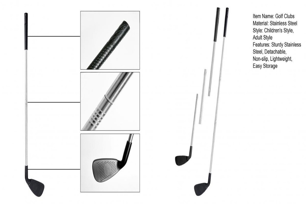 OMG Compact Detachable Club Lightweight and Portable Golf Clubs ...