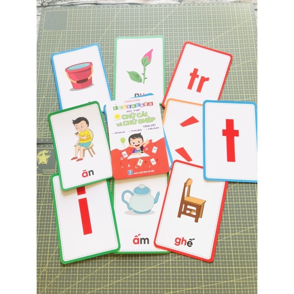 Flashcard set - Letters and digraphs for children to learn Vietnamese ...