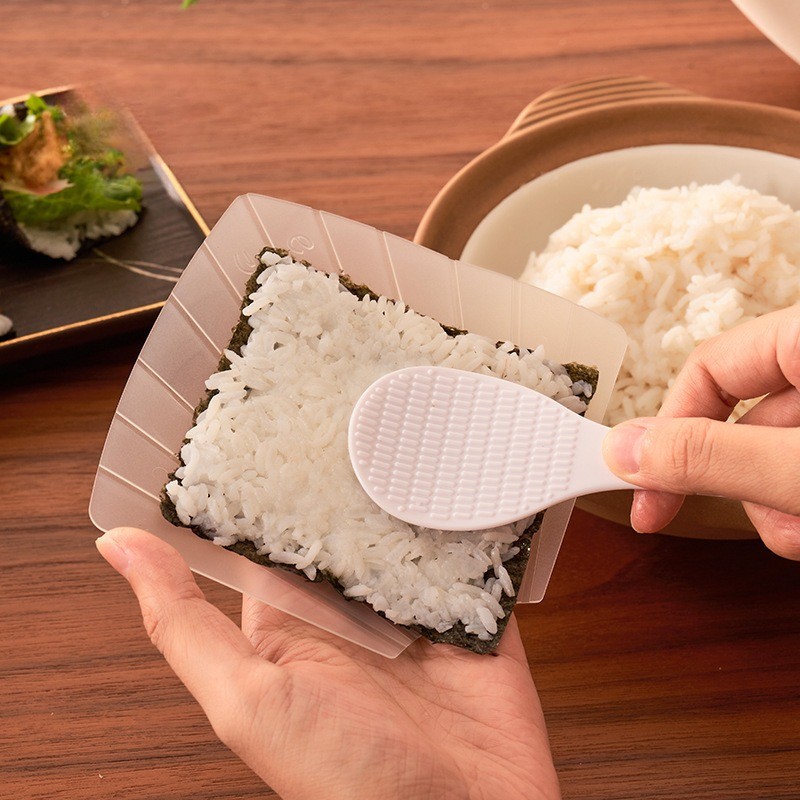 Hand Roll Diy Rice Ball Mold Sushi Onigiri Making Kit with Spoon ...