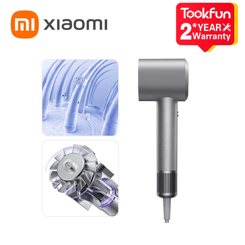 XIAOMI MIJIA 2024 H701 High Speed Water Ion Dryers 65M/S 1600W 110000 ...