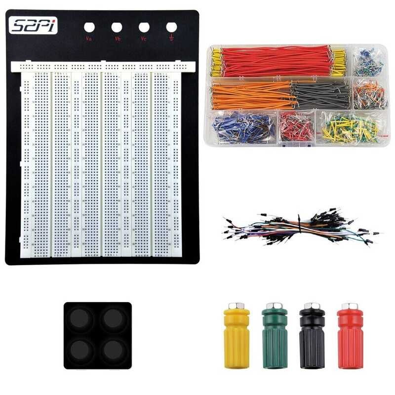 2390 Hole Breadboard Experiment Kit Development Board DIY Electronic ...