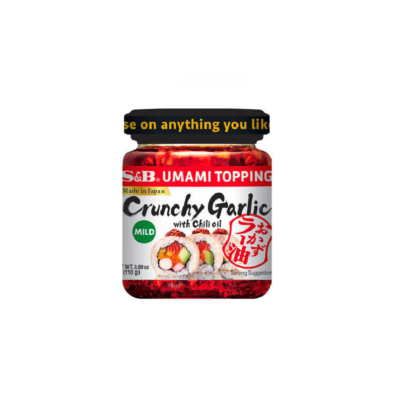 S&B Umami Topping Crunchy Garlic gamit ang Chili Oil (110g) Shopee