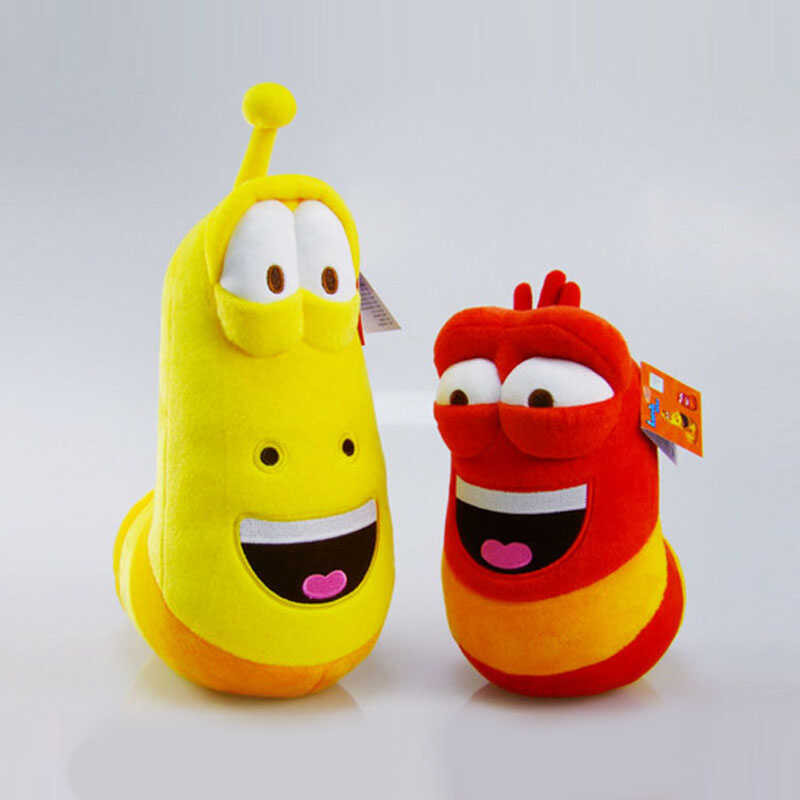 10cm-new-larva-plush-yellow-red-insect-hot-cartoon-larva-toys-stuffed