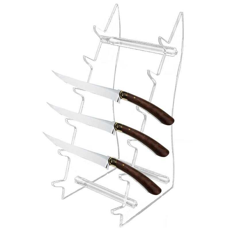 Transparent Display Stand Transparent Storage Knives Holder Birthday ...