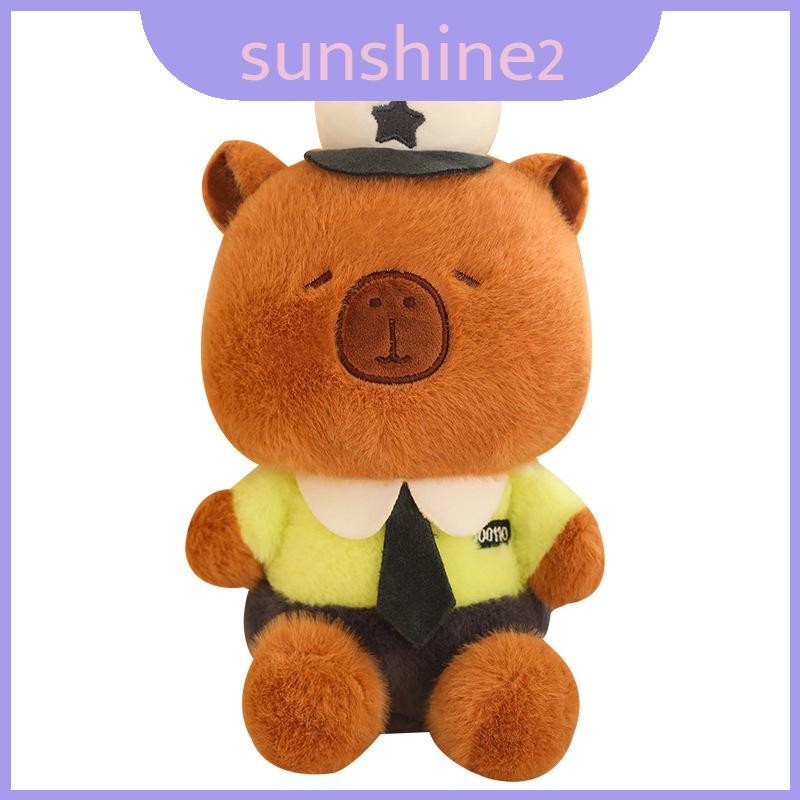 Capybara Stuffed Delightful Animal In Police Attire Perfect For Cozy ...