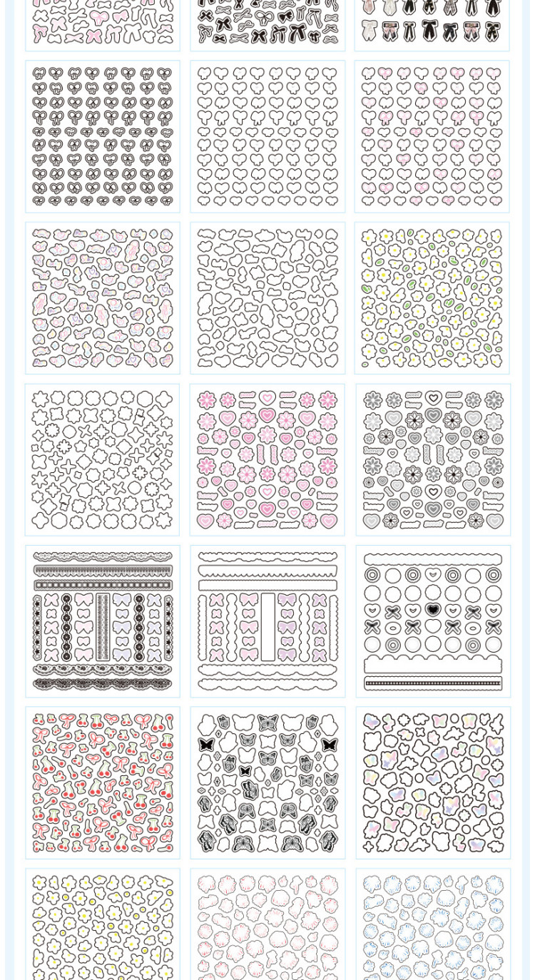 ENWEI 24 Pcs [Dreamweaver Workshop Series] Mini Deco Cartoon Stickers ...