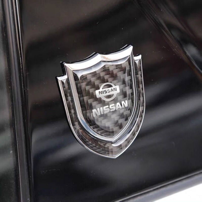 KLNU 1 Piece Aluminum Alloy Carbon Fiber Car Sticker For Nissan Xtrail ...