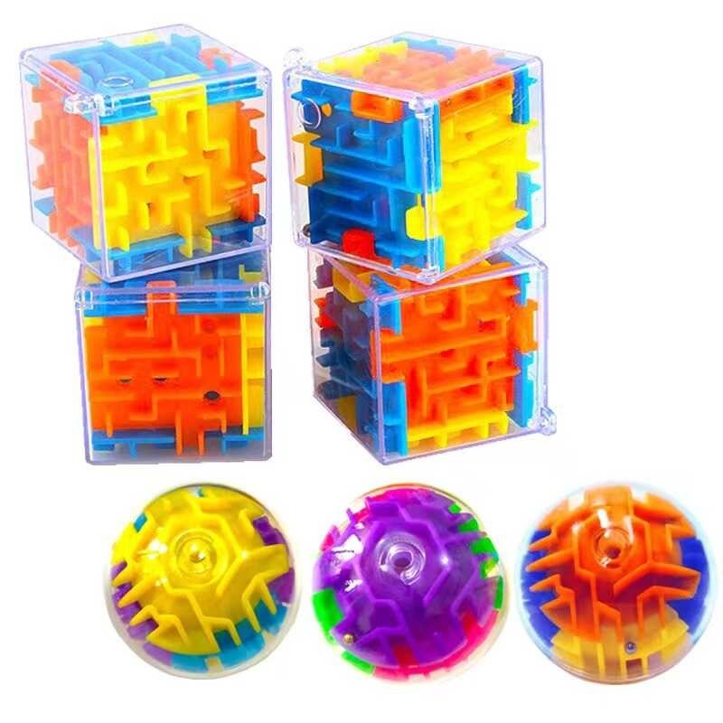 Ball 3D Maze Brain Teaser Puzzles For Children Adults Toys Mini Magic ...