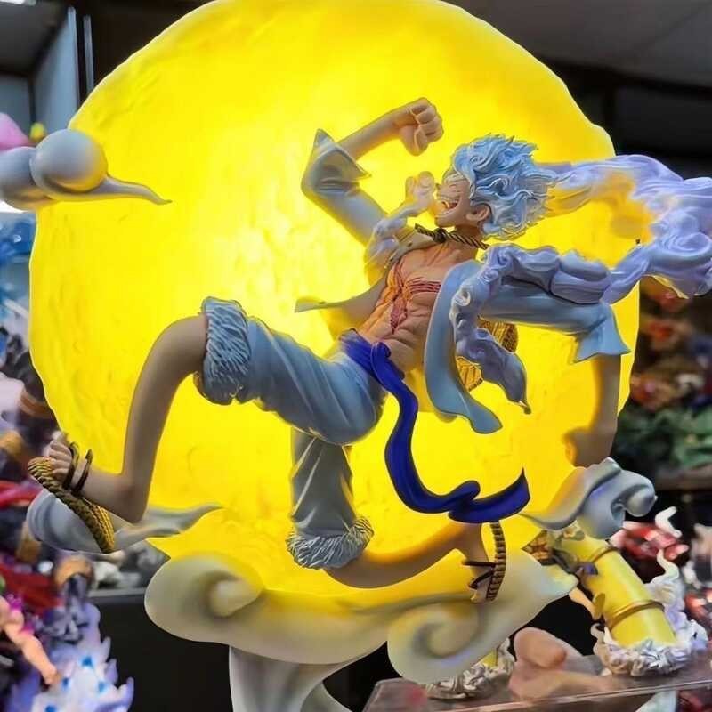 Д 28 Cm One Piece Anime Fairy Nika Monkey D Luffy Gear 5 With Moon ...