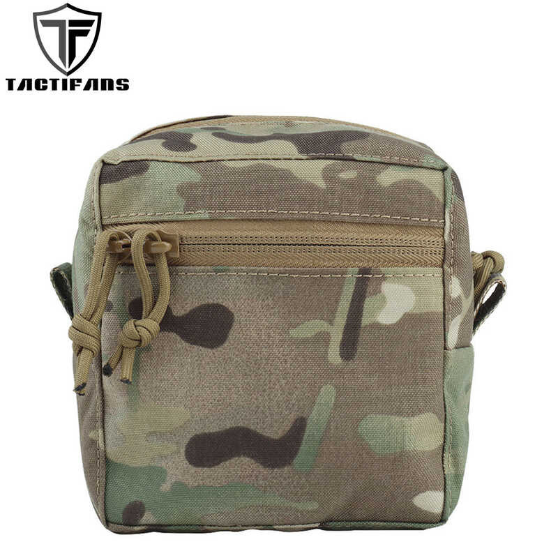 Poche Tactique GP Small - Compatible MOLLE - Pour Gilet, Ceinture, Airsoft, Chasse (15,5 X 13,5 X 8 Cm) - 11