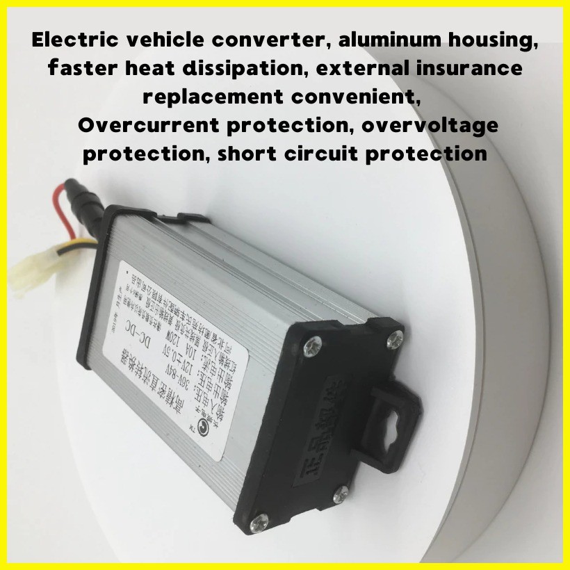 Efficient EBike DC-DC Converter – 36V-72V To 12V 10A/20A Transformer With Over-Current & Over-Voltage Protection