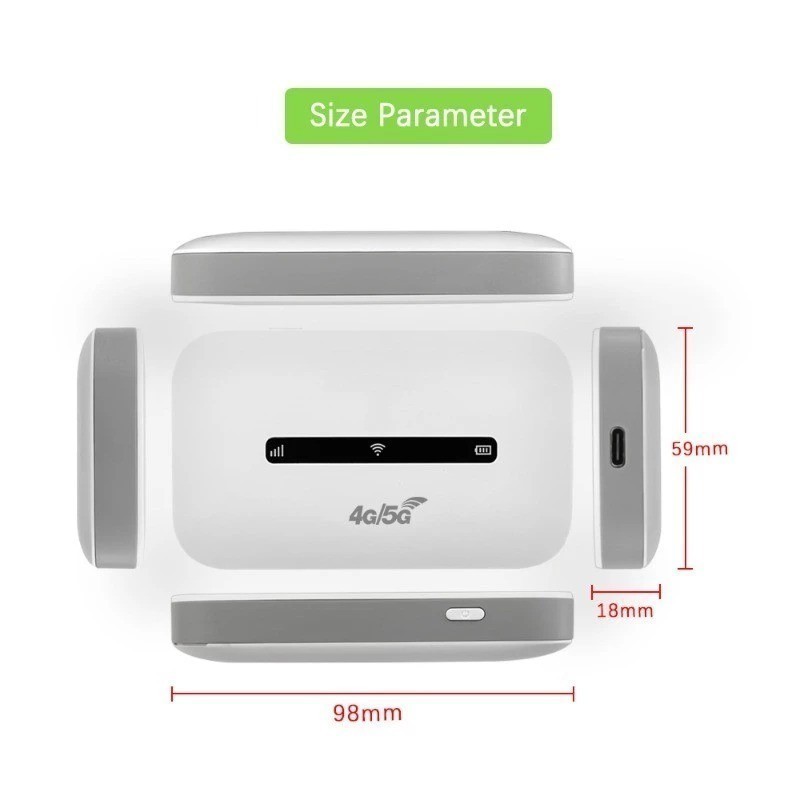 3000mAh 4G WIRELESS ROUTER Pocket WiFi Openline LTE Hotspot Router ...