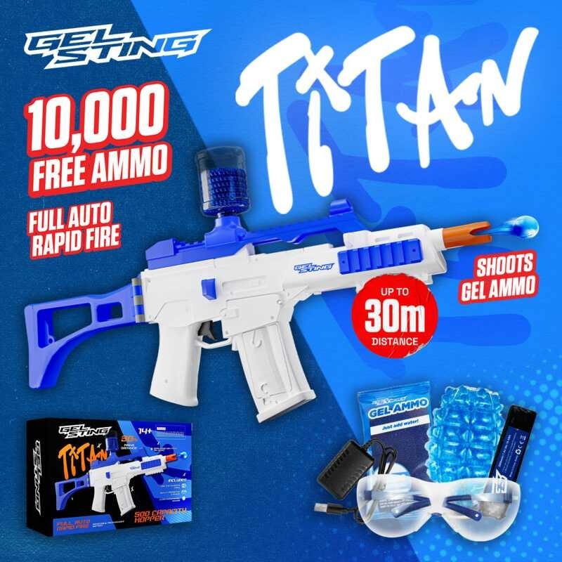 Blaster Gel Sting Titan Electric Full-Automatic Pistol M416 Outdoor Toy ...