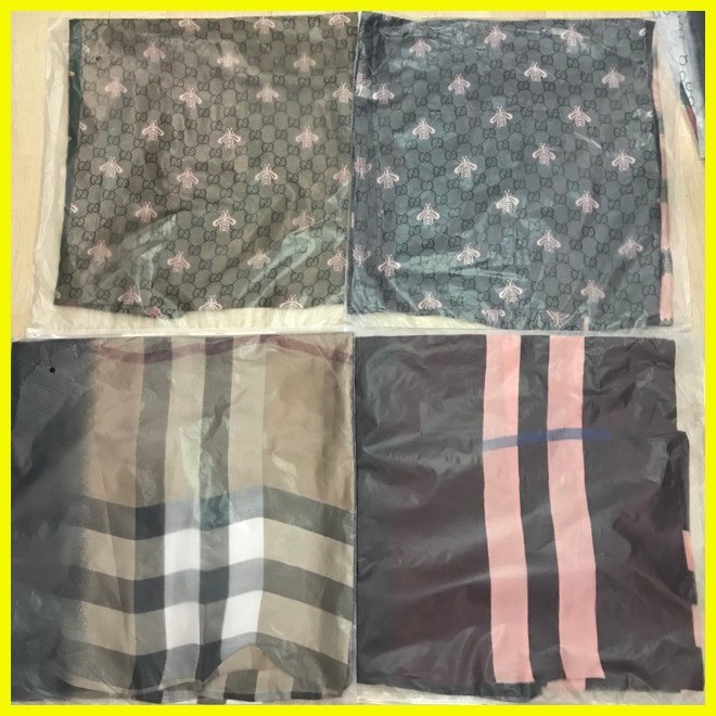 100 Silk Big size Scarf Gucci 90cmX185cm Shopee Philippines