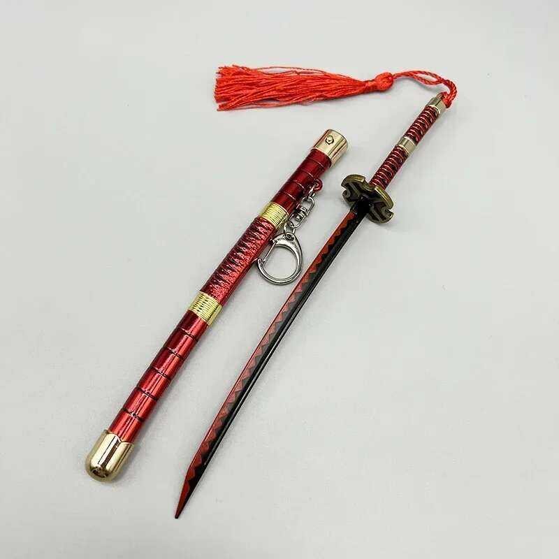 Character Props Anime 23Cm Sandai Kitetsu Katana Metal Weapon Model One ...