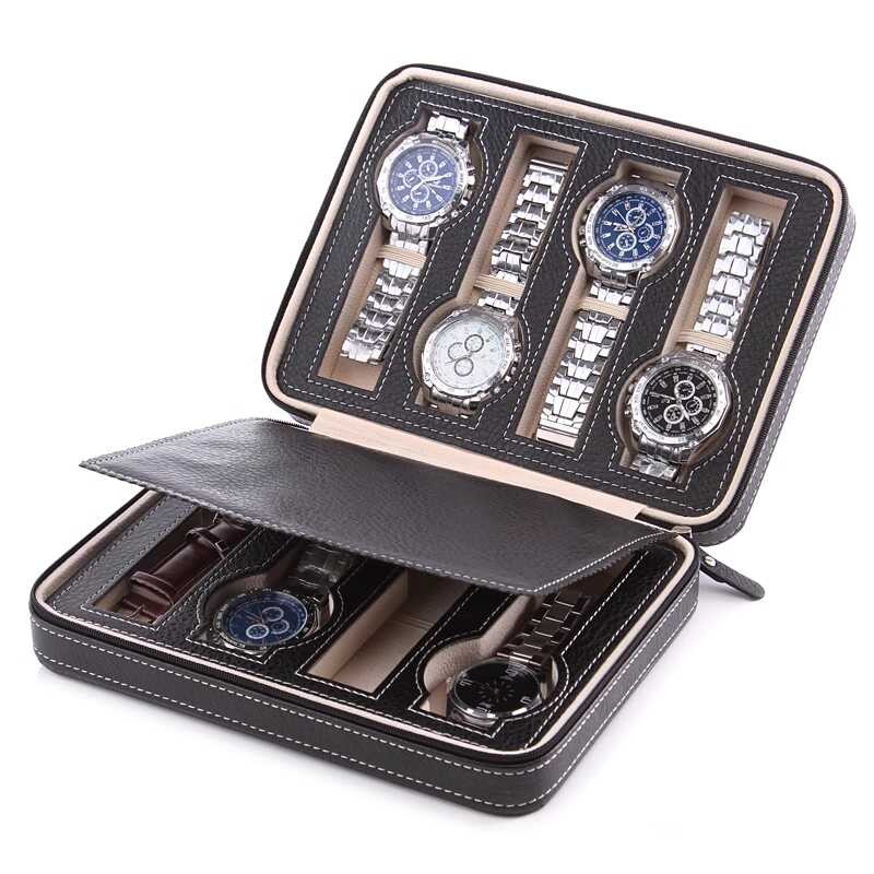 8-Bit Zipper Portable Travel Watch Storage Box | Shopee Philippines