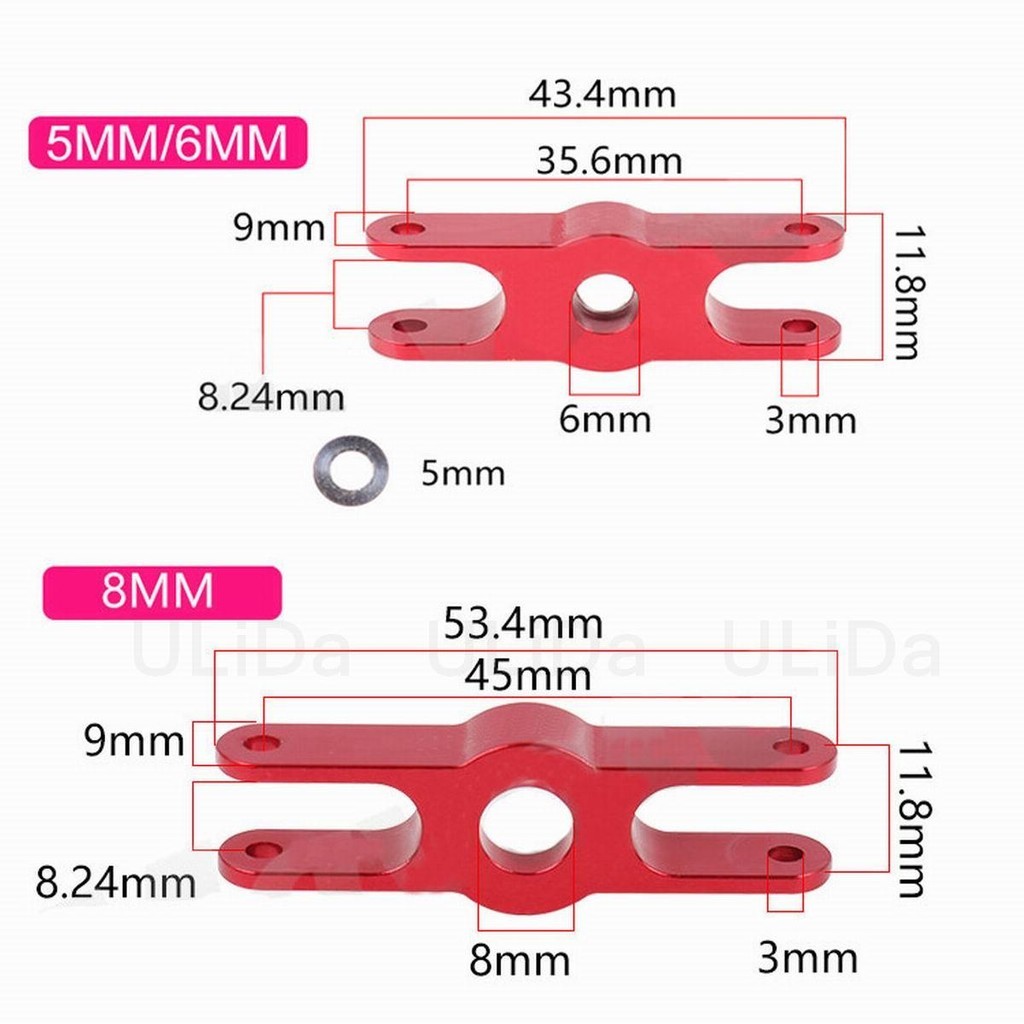 Folding Propeller Clip 5mm 6mm 8mm Props Adapter Thread Shaft for RC ...