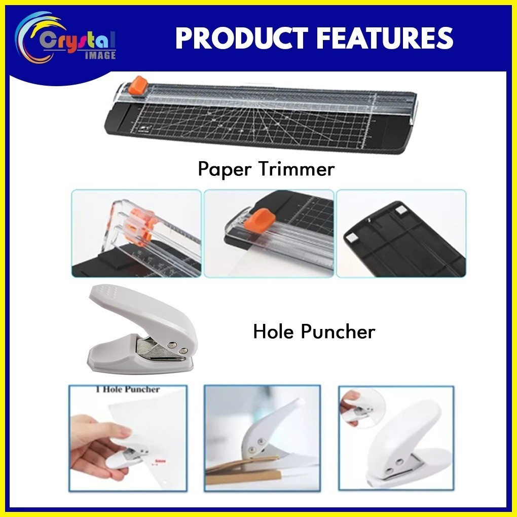 Officom All-in-1 Laminator Package SL688 Laminating Machine A4 Size ...