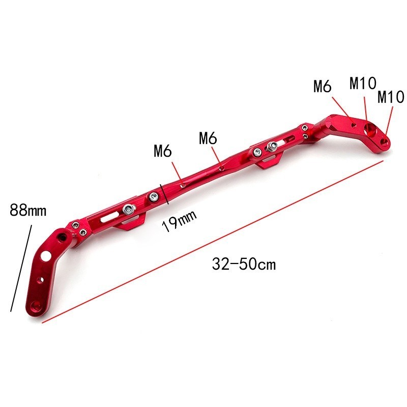 RONCMOR 1PC Motorcycle Modify CNC Handlebar Mutifunctional Crossbar ...