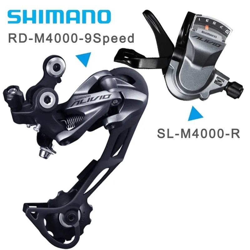 SHIMANO RD-M4000 rear dial and front dial 3s/9-speed mountain bike ...