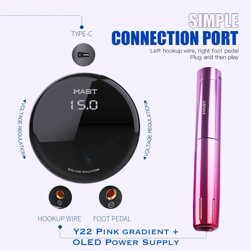 Dragonhawk Mast Tour Y22 Wired/Wireless Rotary Machine with 3.0mm ...