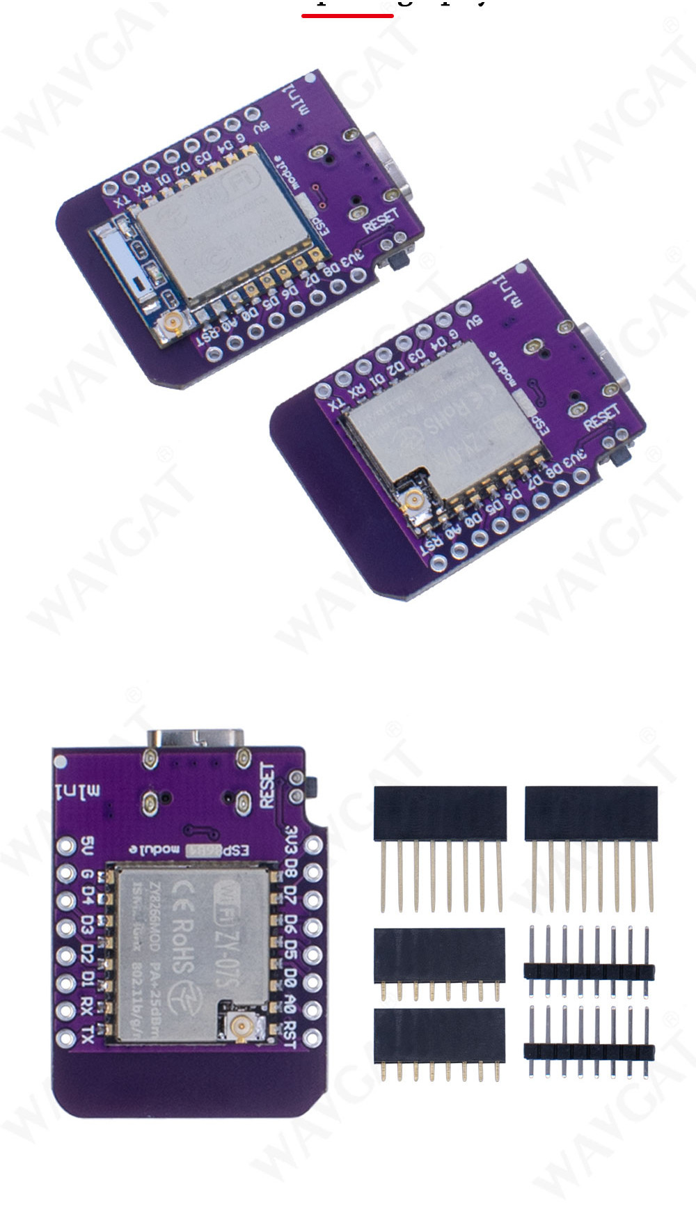 D1 Mini TYPE-C ESP8266 ESP-07/07S CH340G USB D1 Mini WIFI Development ...