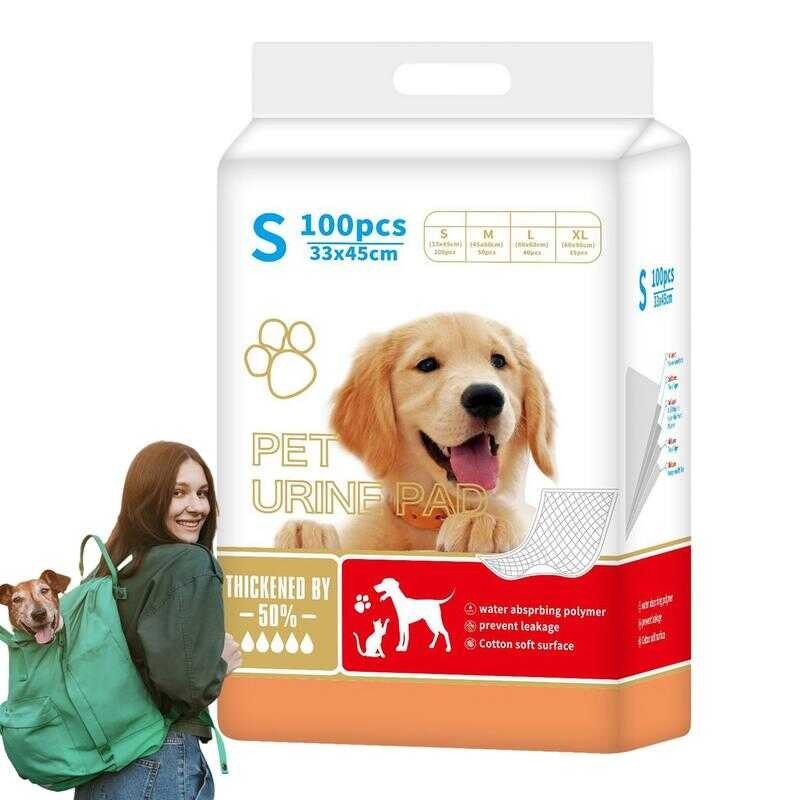 Absorbent 100Pcs Unpads Pads Cats Pet Pee Training Supplies Dog Toilet