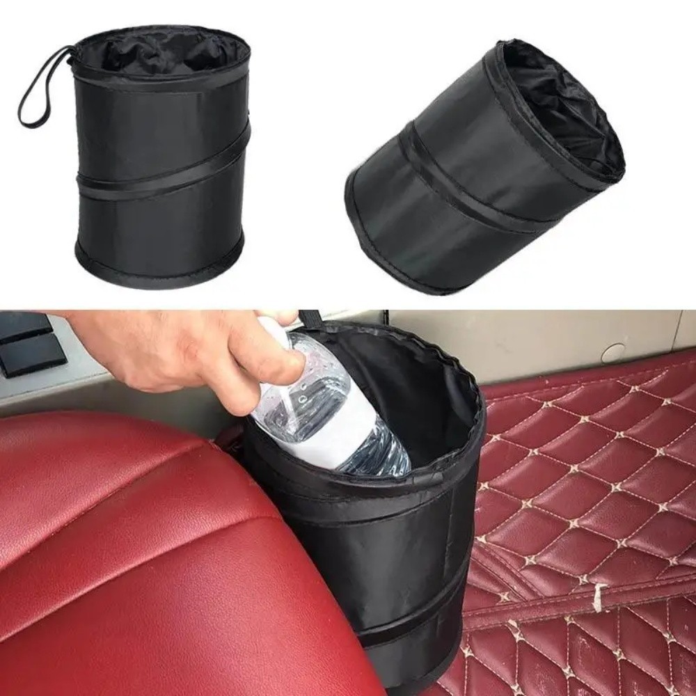 Car Foldable Trash Can Hanging Car Trash Bag Multipurpose Storage ...