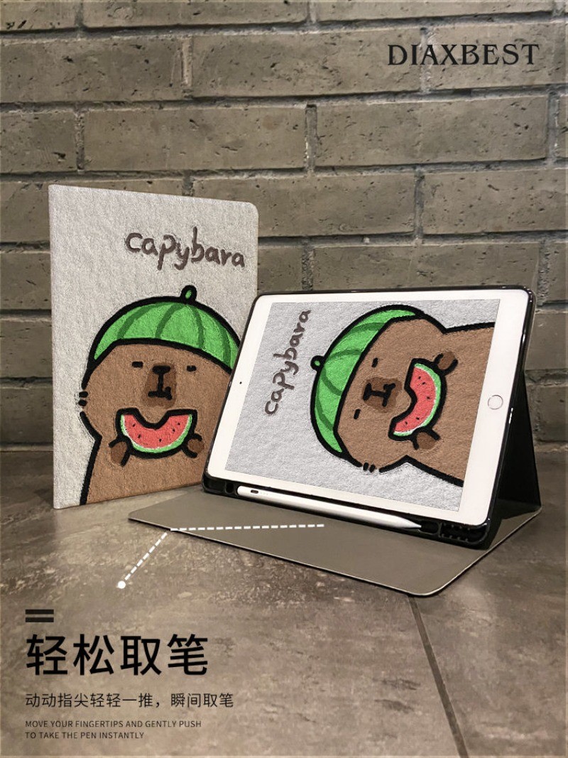 capybara tablet case for iPad 2018pro mini6 air5 10.9 2024air6 11inch ...