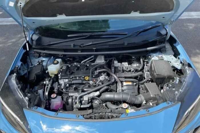 Auto opblaasbaar bed voor Toyota Yaris Cross XP210 2021 2022, luchtbed slaapmatras verdikt luchtbed kussen camping reismatras draagbaar met luchtpomp,Blue