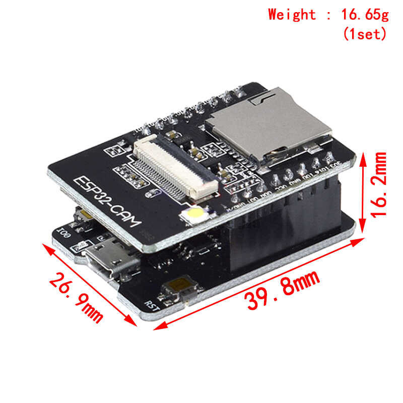 ESP32-CAM ESP32-CAM-MB MICRO USB Serial to WiFi ESP32 CAM Development ...