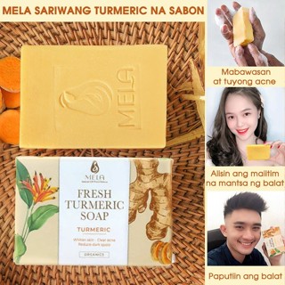 Combo Soaps MELA Natural Turmeric Soap For Back Acne G Shopee Philippines