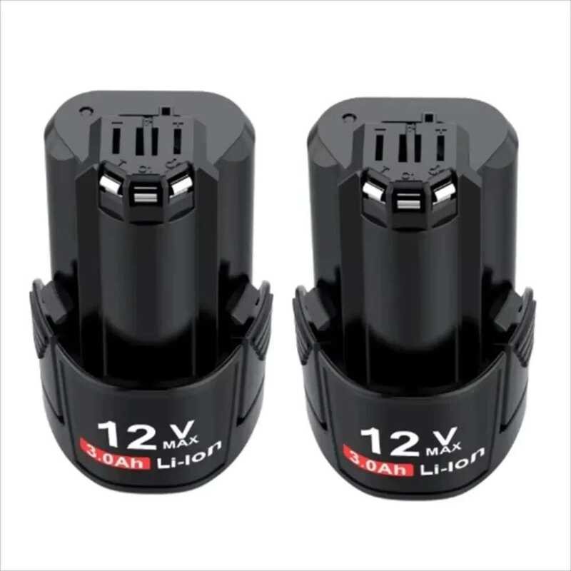Original Für Bosch GBA 12V 7.0Ah 4.8Ah Akku & Ladegerät BAT411 Li-ion GSR GDR DE