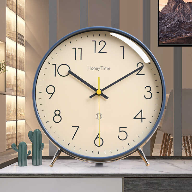 Creative alarm clock, table top clock, seat clock, modern desk clock ...