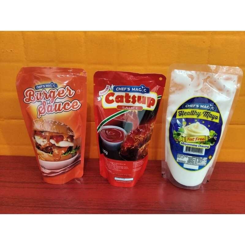 Chef's Magic Burger Sauce Catsup Mayonnaise Dressing 200g Shopee
