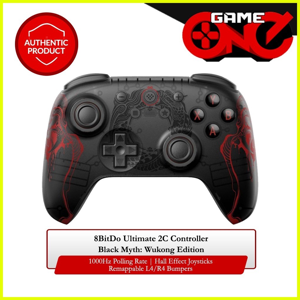☃ ♧ 8Bitdo Ultimate 2C Controller for Windows PC & Android Black Myth ...