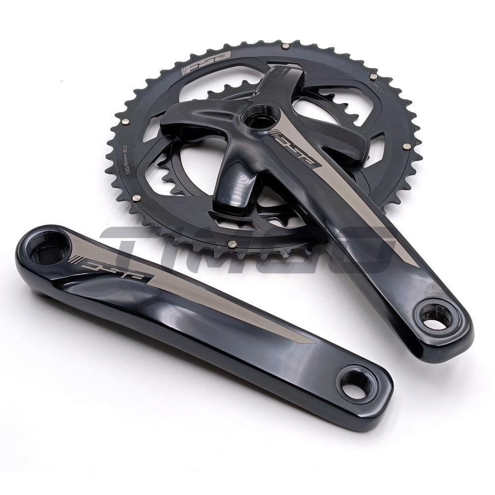 FSA Vero Pro Gravel Road Bike 2×9/10/11 Speed Square Taper Crankset 48 ...