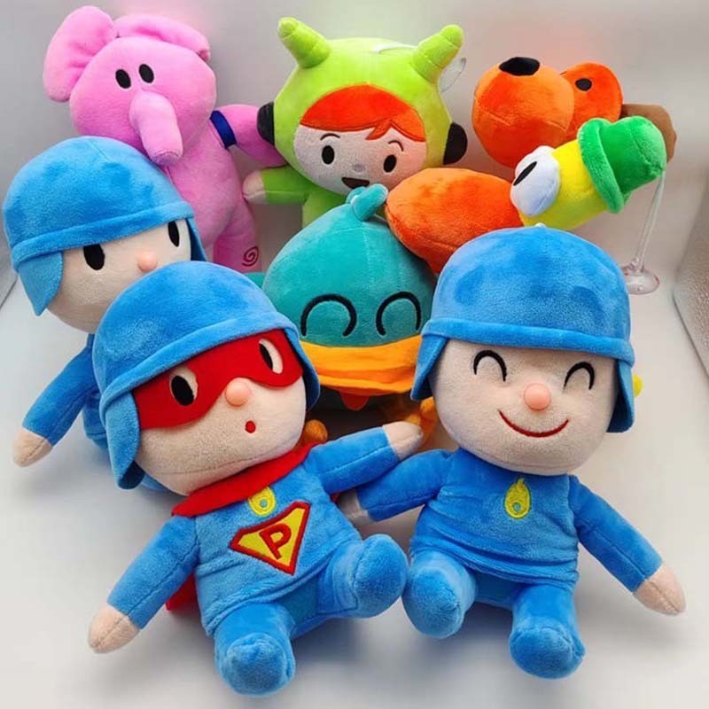 Pocoyo Animation Theme Plush Doll Baby's Birthday Gift Toy Cute Cartoon ...