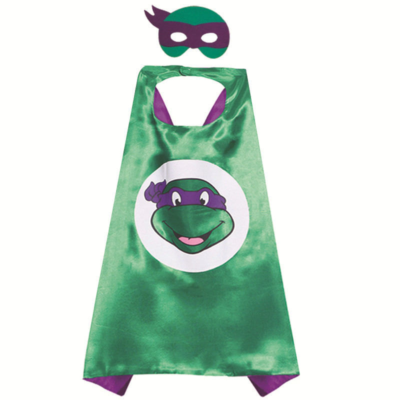 Teenage Mutant Ninja Turtles Cloak Anime Game Michelangelo Cape Mask ...