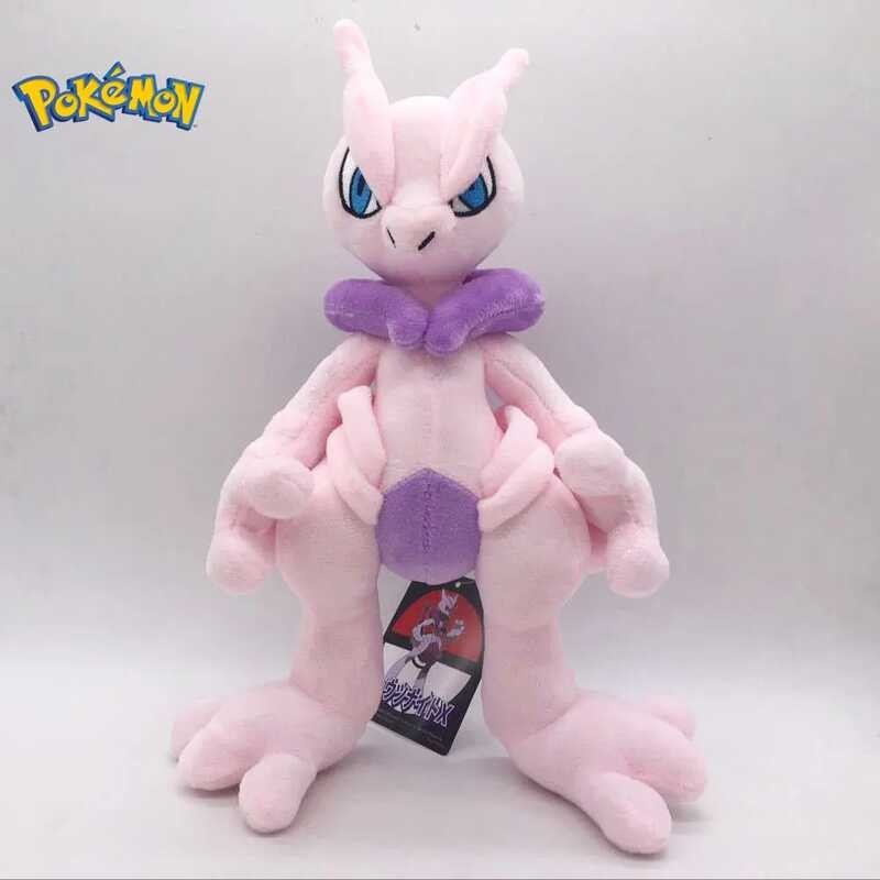 Mega 30 Cm Mewtwo X Cartoon Go Dex Mew Plush Toys Soft Stuffed Kawaii 