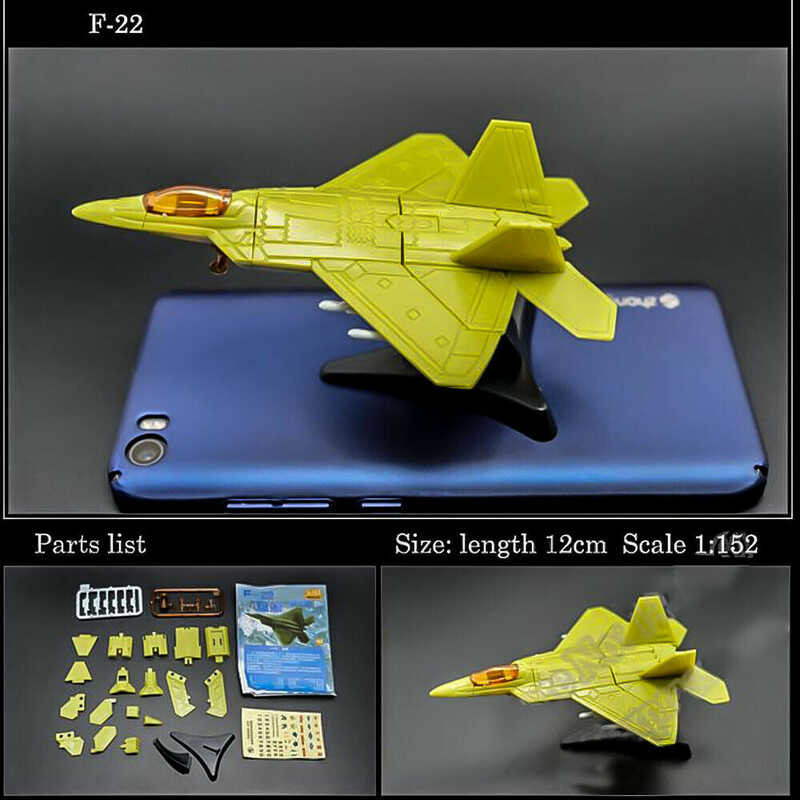 F-22 Fighter Raptor 4D Assemble Model Puzzle Figure Toy Aircraft ...