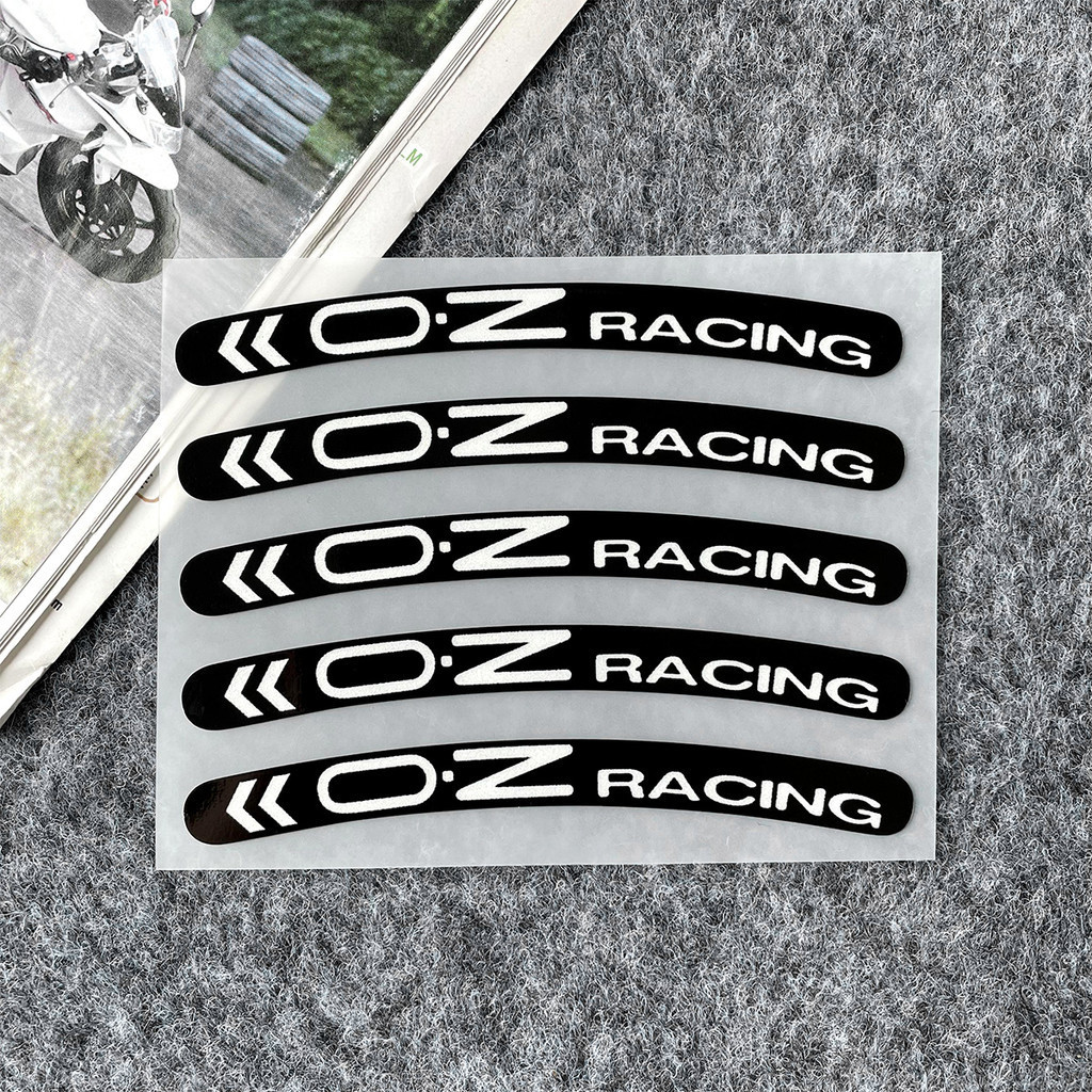 4PCS OZ Racing Wheel Stickers Reflective Waterproof Rim Stripe Tape ...